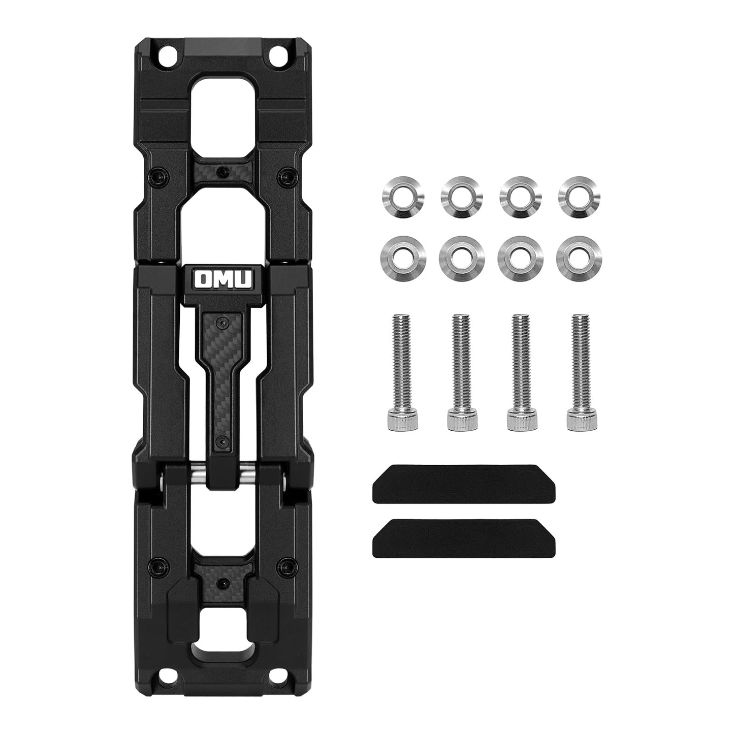 ドアヒンジステップアルミ折りたたみフットペダルJeep Wrangler 2007-2018 JK JKU、2018-2023 JL JLU JTに対応ブラック