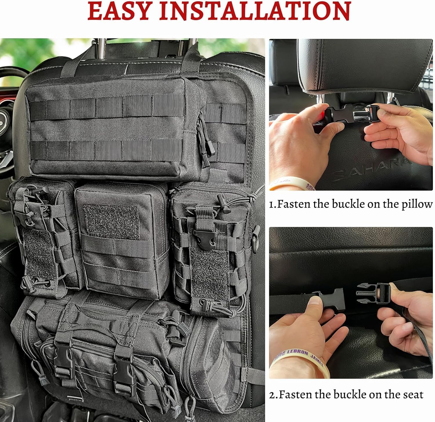タクティカルシートバックオーガナイザー リジッドモール 新品 1枚 Amazon.co.jp: FUNY タクティカルカーシートバック